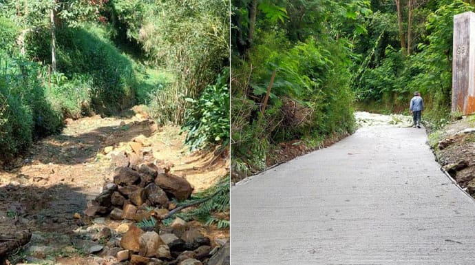 Samisade Tugu Utara Cisarua, Sulap Jalur Ekstrem Jadi Mulus